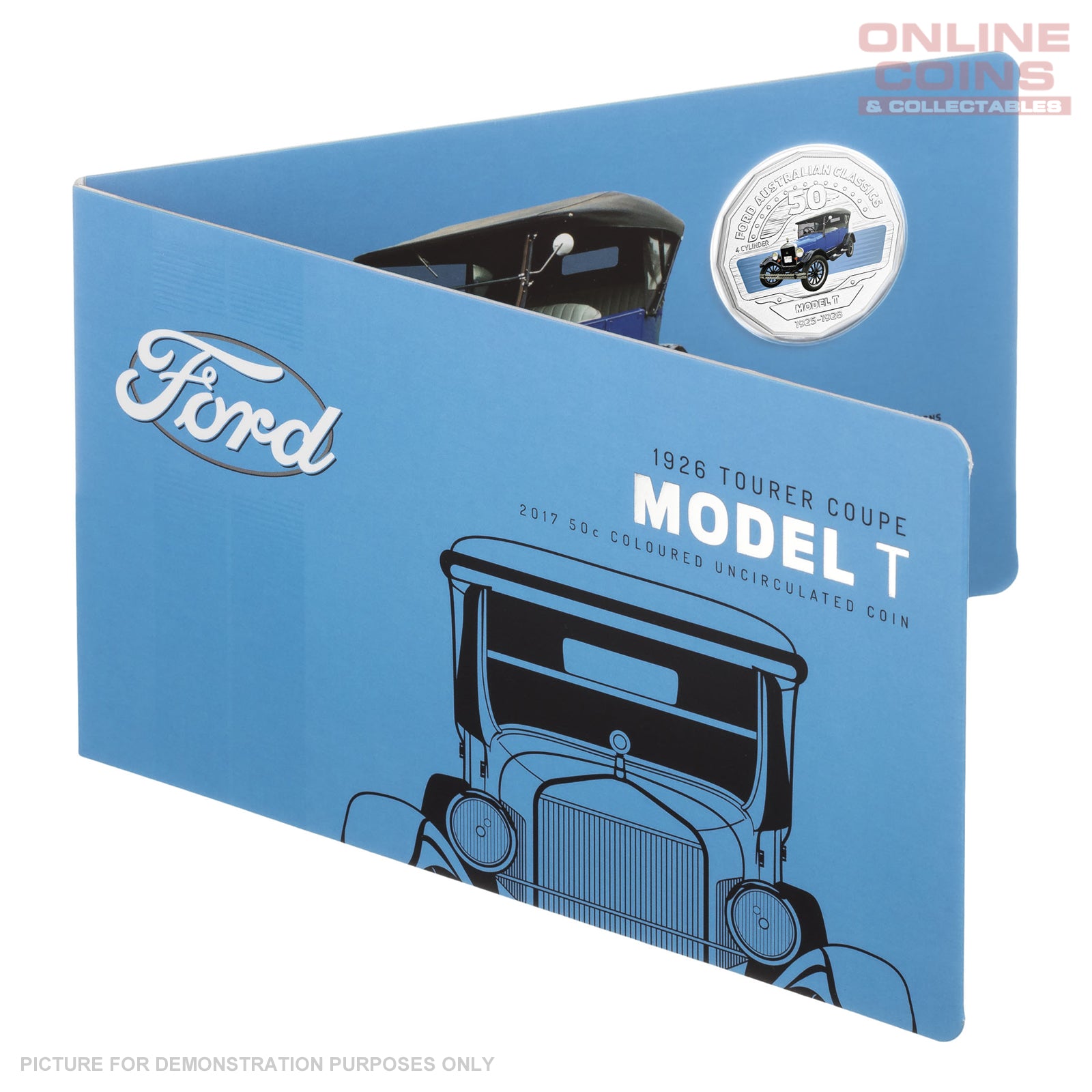 2017 Royal Australian Mint Ford Classics 50c Coin In Card - Model T